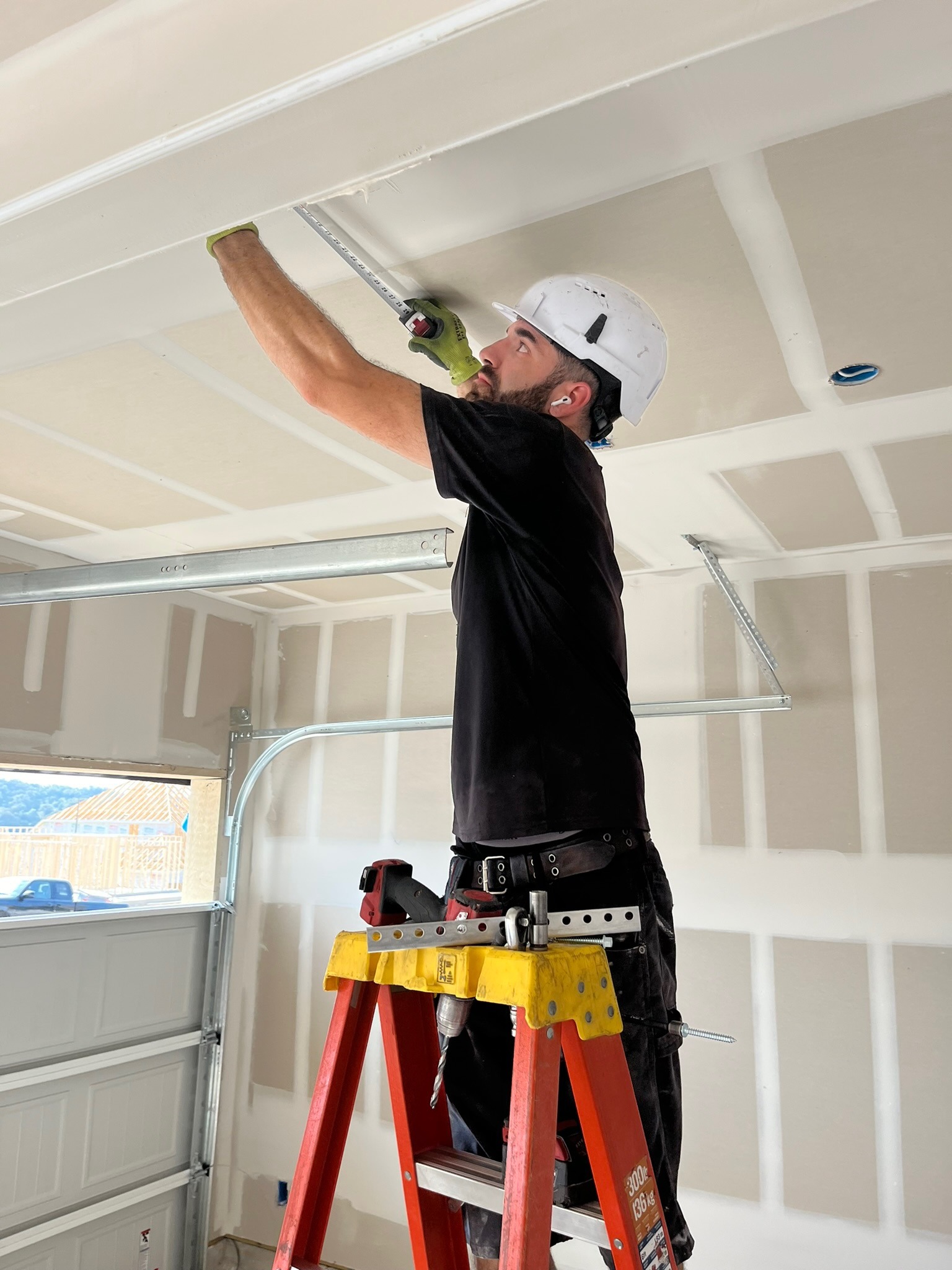Garage door installation